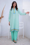 LAD-02496 | Sea Green & Muliticolor | Casual 3 Piece Suit  | Khaddar Printed