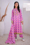 GAD-02476 | Pink & Multicolor | Casual  3 Piece Suit | Marina Fabric Printed