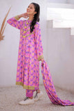 GAD-02476 | Pink & Multicolor | Casual  3 Piece Suit | Marina Fabric Printed