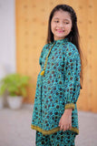 KAC-02502 | Sea Green & Muliticolor | Casual 2 Piece Suit | Khaddar Printed