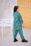 KAC-02502 | Sea Green & Muliticolor | Casual 2 Piece Suit | Khaddar Printed