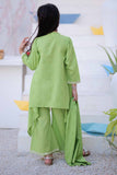 KAD-02466 | P.Green | Casual 3 Piece Suit | Karandi Fabric