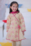 KDD-02409 | Yellow & Shocking Pink | Formal 3 Piece Suit | Masuri Jacquard Fancy Fabric