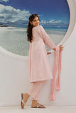 GBD-02946 | Pink & Multicolor | Casual Plus 3 Piece Suit | Cotton Jacquard