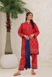GAD-03061 | Red & Multicolor | Casual 3 Piece Suit | Cotton Jacquard