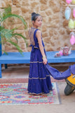 Kids Formal dress | Zink & Gold | Formal 3 Piece Suit | Viscose Chambray Katan | KDD-03620