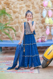 Kids Formal dress | Zink & Gold | Formal 3 Piece Suit | Viscose Chambray Katan | KDD-03620