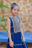 Kids Formal dress | Zink & Gold | Formal 3 Piece Suit | Viscose Chambray Katan | KDD-03620