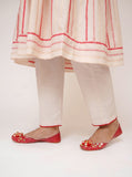 Women Eid Dress | Fawn & Multicolor | Casual Plus 3 Piece Suit | Cotton Dobby Fancy | LBD-03501