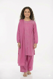 Girls Summer clothes | Purple | Casual 3 Piece Suit  | Cotton Dobby Self | GAD-02795