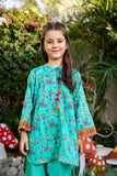 KAD-01723 | Sea Green & Multicolor | Casual 3 Piece Suit  | Cotton Lawn Print