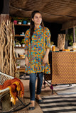 GAA-01716 | Mustard & Multicolors | Casual Kurta | Cotton Lawn Print