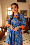 GAC-02155 | Blue & Multicolor  | Casual 2 Piece Suit   | Cotton Lawn print