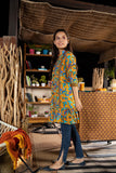 GAA-01716 | Mustard & Multicolors | Casual Kurta | Cotton Lawn Print