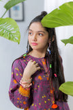 GAC-02072 | Purple & Multicolor |  Casual 2 Piece Suit |  Cotton  Cambric Printed
