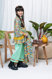 KAD-02068 | Sea Green & Multicolor | Casual 3 Piece Suit |  Cotton  Cambric Printed
