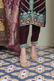 LDD-02046| Magenta & Multicolor | Formal 3 Piece Suit | Polyester Velvet