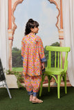 KAC-02126 | Fawn & Multicolor | Casual 2 Piece Suit  | Cotton Lawn Print