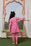 KAC-02177 | Shocking Pink & Multicolor | Casual 2 Piece Suit  | Cotton Lawn Print