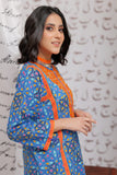 LAC-02164 | Blue & Multicolor | Casual 2 Piece Suit  | Cotton  Lawn Print