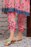 GAC-02153 | Pink & Multicolor  | Casual 2 Piece Suit   | Cotton Lawn print