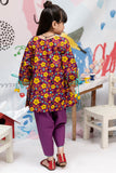 KAD-01833 | Magenta & Multicolor | Casual 3 Piece Suit | Cotton Cambric Print