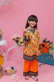 KAD-01943 | Multicolor & Orange | Casual 3 Piece Suit | Cotton Lawn Print