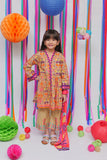 Casual 3 Piece Suit | Cotton Lawn Print | Fawn & Multicolor | KAD-01954