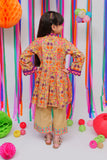 Casual 3 Piece Suit | Cotton Lawn Print | Fawn & Multicolor | KAD-01954