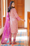 Casual Plus 3 Piece Suit  | Cotton Jacqurad  | Purple & Golden | LBD-01996
